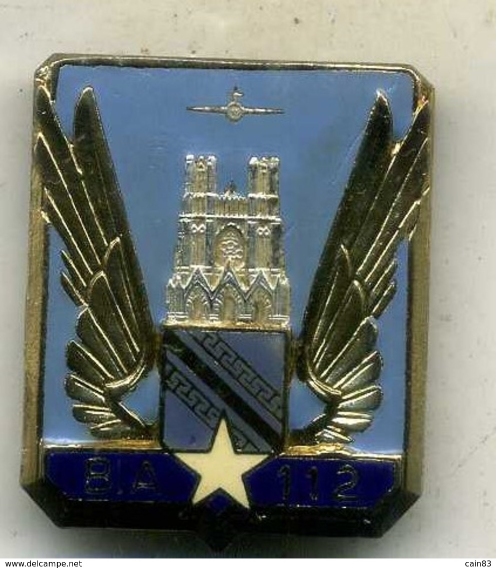 Insigne Base Aérienne 112,REIMS___drago - Armée De L'air