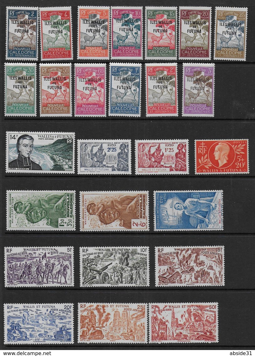 WALLIS ET FUTUNA - 26 Timbres *  En Séries Complètes -  Cote : 45 € - Nuovi