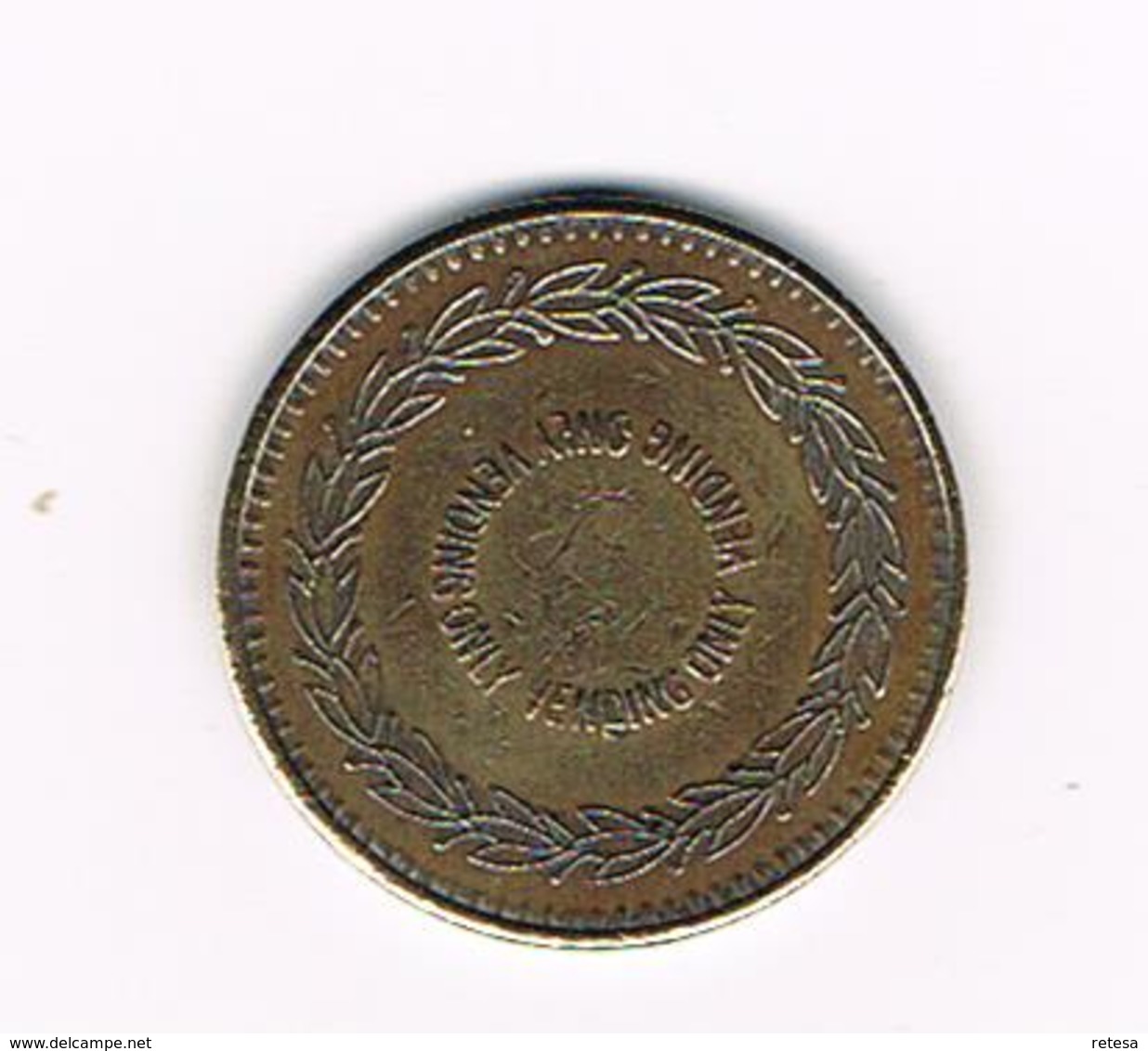 //   GREAT BRITAIN TOKEN VALUE 5 NP VENDING ONLY 1971 - Monétaires/De Nécessité