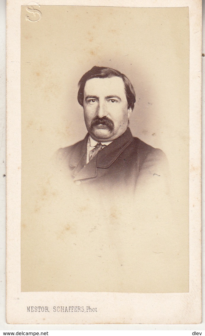 CDV - Nestor Schaffers Gand - De Wilde - Professeur De Chimie à L' Ecole Militaire 1868 - Anciennes (Av. 1900)