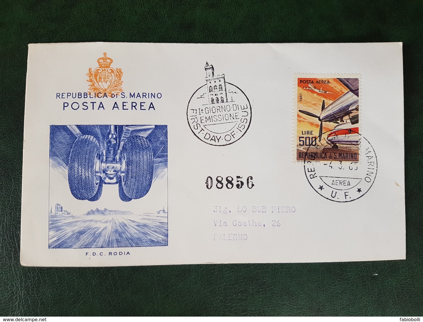 (39534) F.D.C. SAN MARINO 1965 - FDC