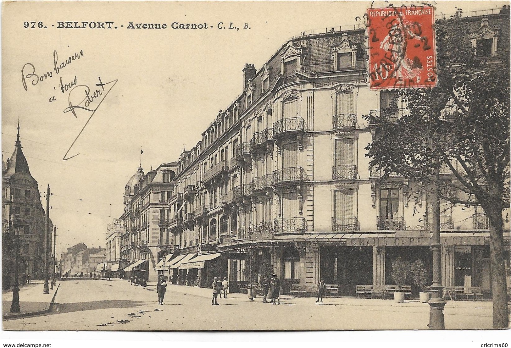 Lot De 20 CPA De FRANCE, La Plupart Animées Et Ayant Circulé Entre 1903 Et 1919. BE. Toutes Scanées. - 5 - 99 Postcards