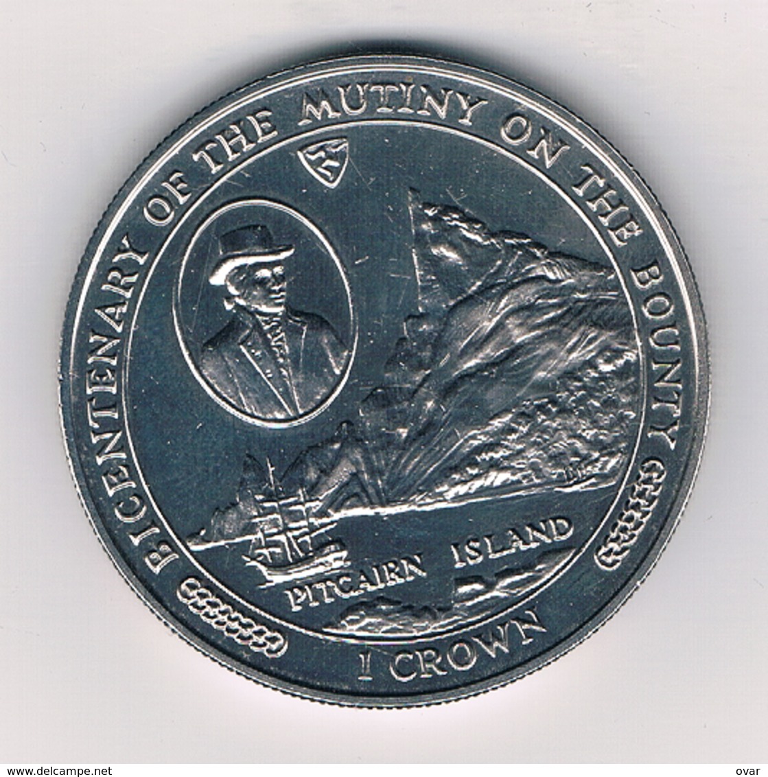 CROWN  1989 ISLE OF MAN (pitcairn-bounty)/4222/ - Autres & Non Classés