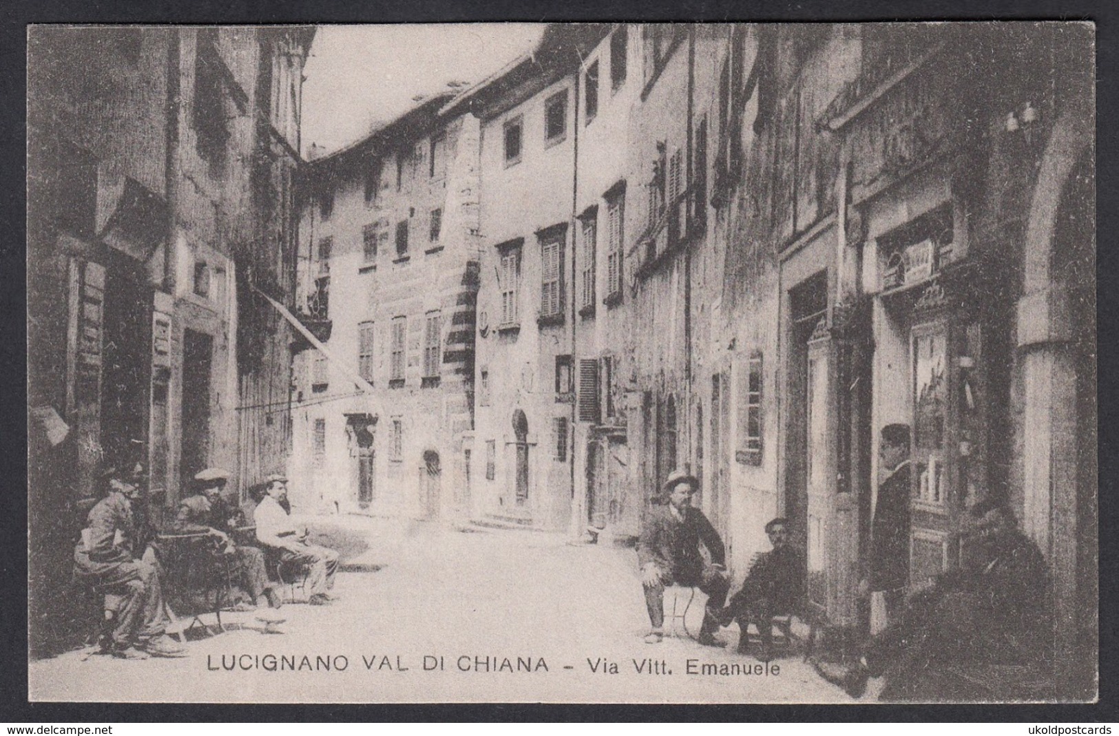 Italia  -  LUCIGNANO VAL DI CHIANA, Via Vitt Emanuele - Autres & Non Classés