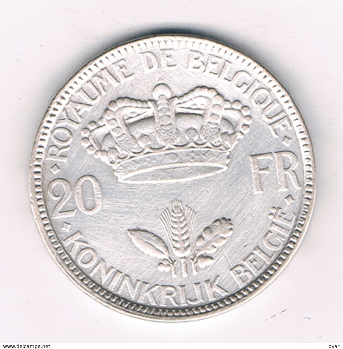 20 FRANCS 1935 FR BELGIE /4226/ - 20 Francs