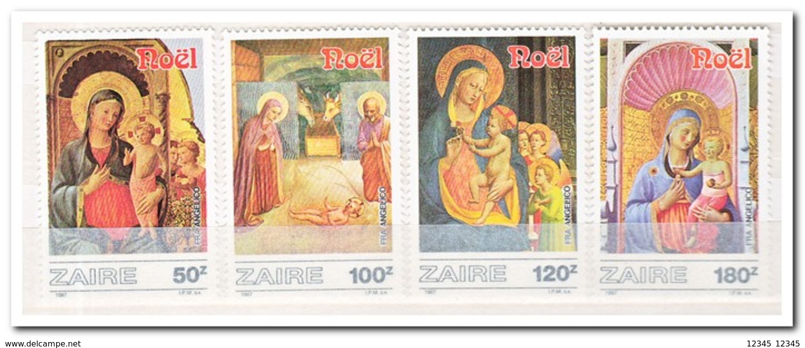 Zaïre 1987, Postfris MNH, Christmas - Ongebruikt