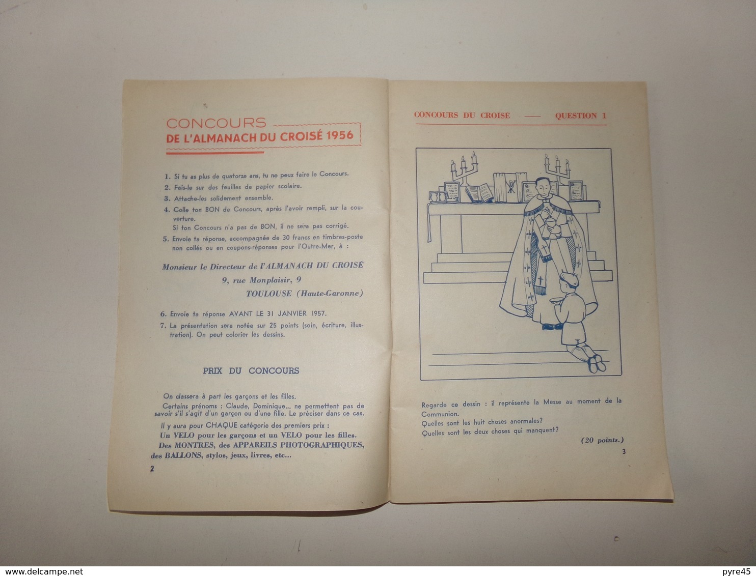 Almanach Du Croisé Année 1957, 63 Pages - Autres & Non Classés