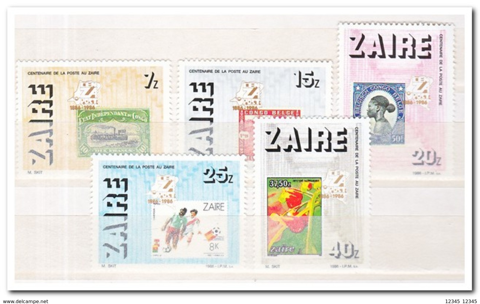 Zaïre 1986, Postfris MNH, 100 Years Post - Ongebruikt