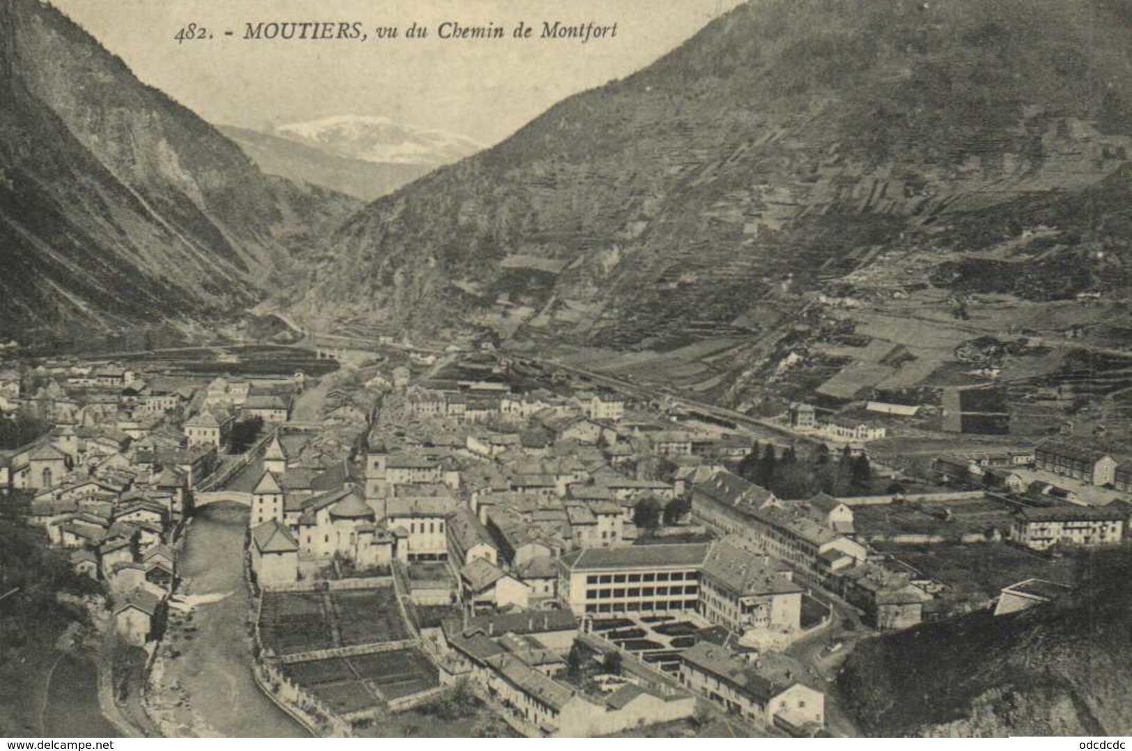 MOUTIERS  ,vu Du Chemin De Montfort RV - Moutiers