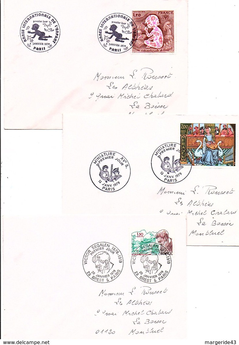 FRANCE LOT DE 21 FDC DIFFERENTES AYANT VOYAGEES. - Vrac (max 999 Timbres)