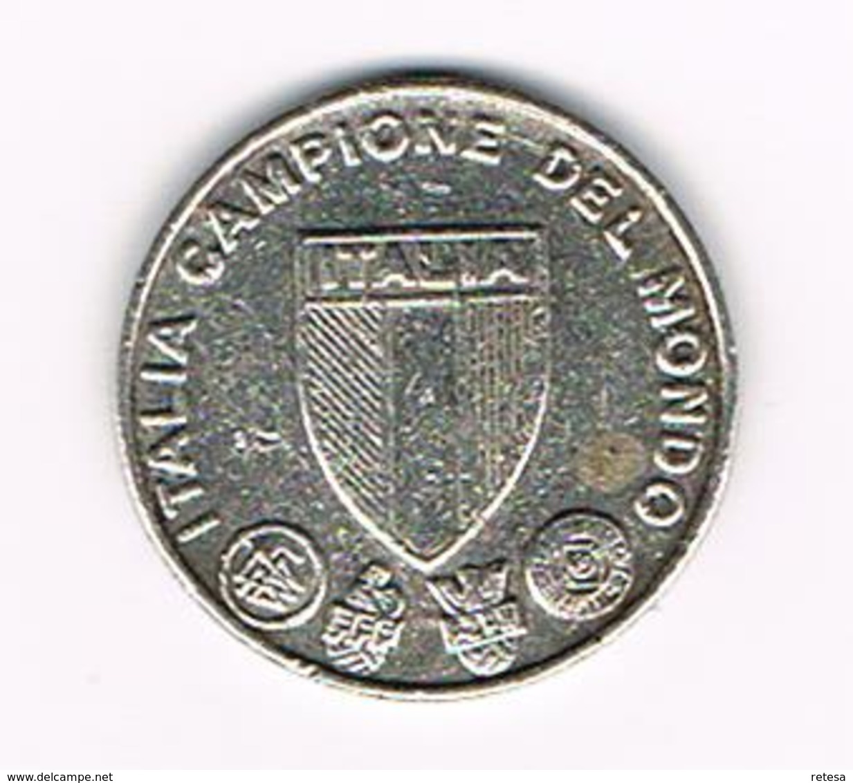 // ITALIA CAMPIONE DEL MONDO - 12 CAMPIONATO DEL MONDO SPAGNA 1982 - Pièces écrasées (Elongated Coins)