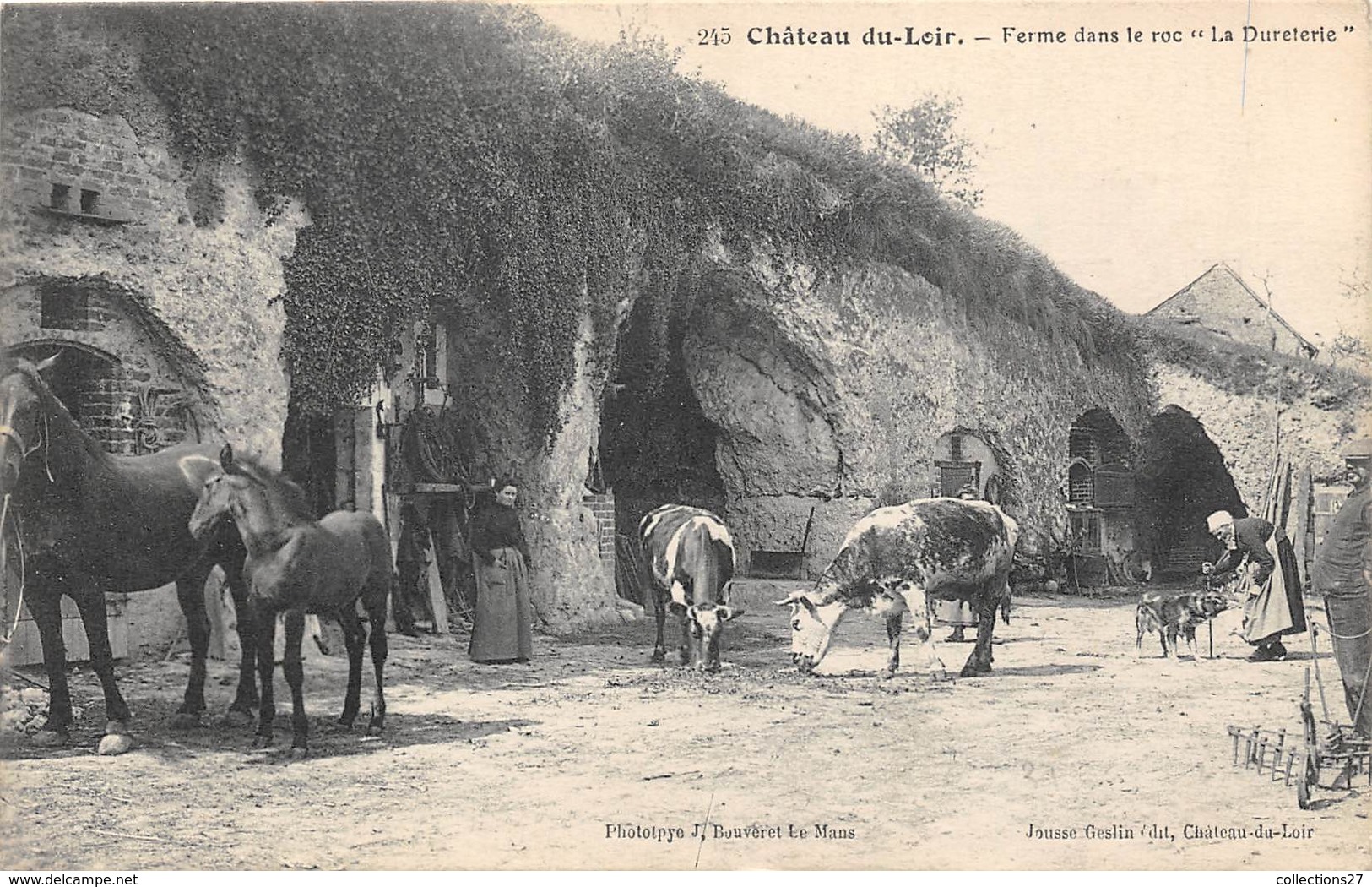 72-CHATEAU-DU-LOIR- FERME DANS LE ROC LA DURETERIE - Chateau Du Loir