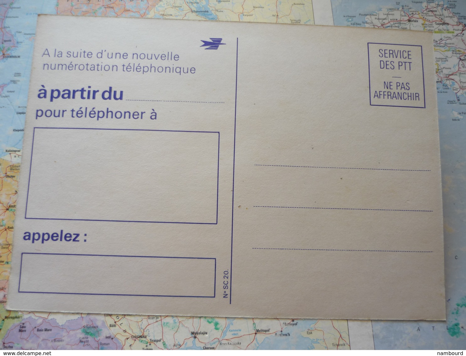 Code Postal / Changement D'adresse / Nouvelle Numérotation Téléphonique 3 Cartes D'avis De La Poste - Poste & Facteurs