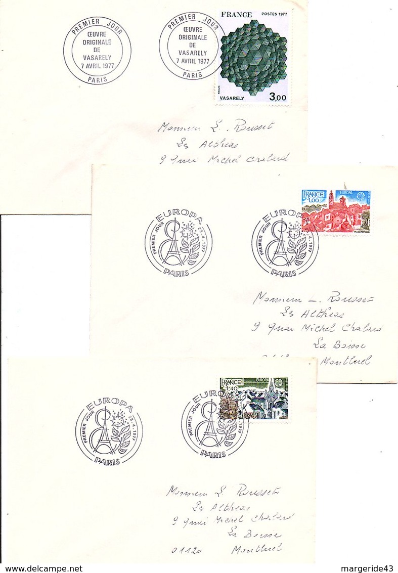 FRANCE LOT DE 21 FDC DIFFERENTES AYANT VOYAGEES. - Vrac (max 999 Timbres)