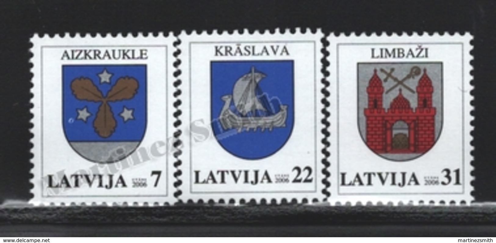 Lettonie – Latvia – Letonia 2006 Yvert 631-33, Definitive Set, Coat Of Arms - MNH - Lettland