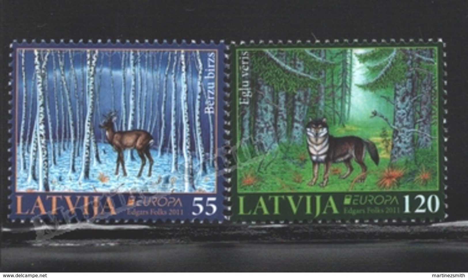 Lettonie – Latvia – Letonia 2011 Yvert 776-77, Europa Cept. Forests - MNH - Letonia