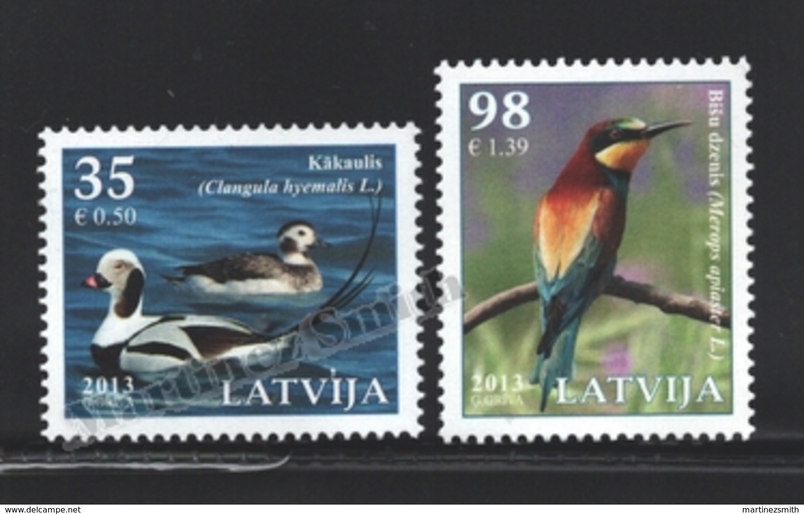 Lettonie – Latvia – Letonia 2013 Yvert 837-38, Fauna, Birds Of Latvia - MNH - Letonia