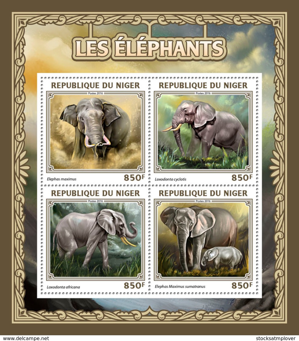 Niger 2016 Fauna Elephants - Niger (1960-...)