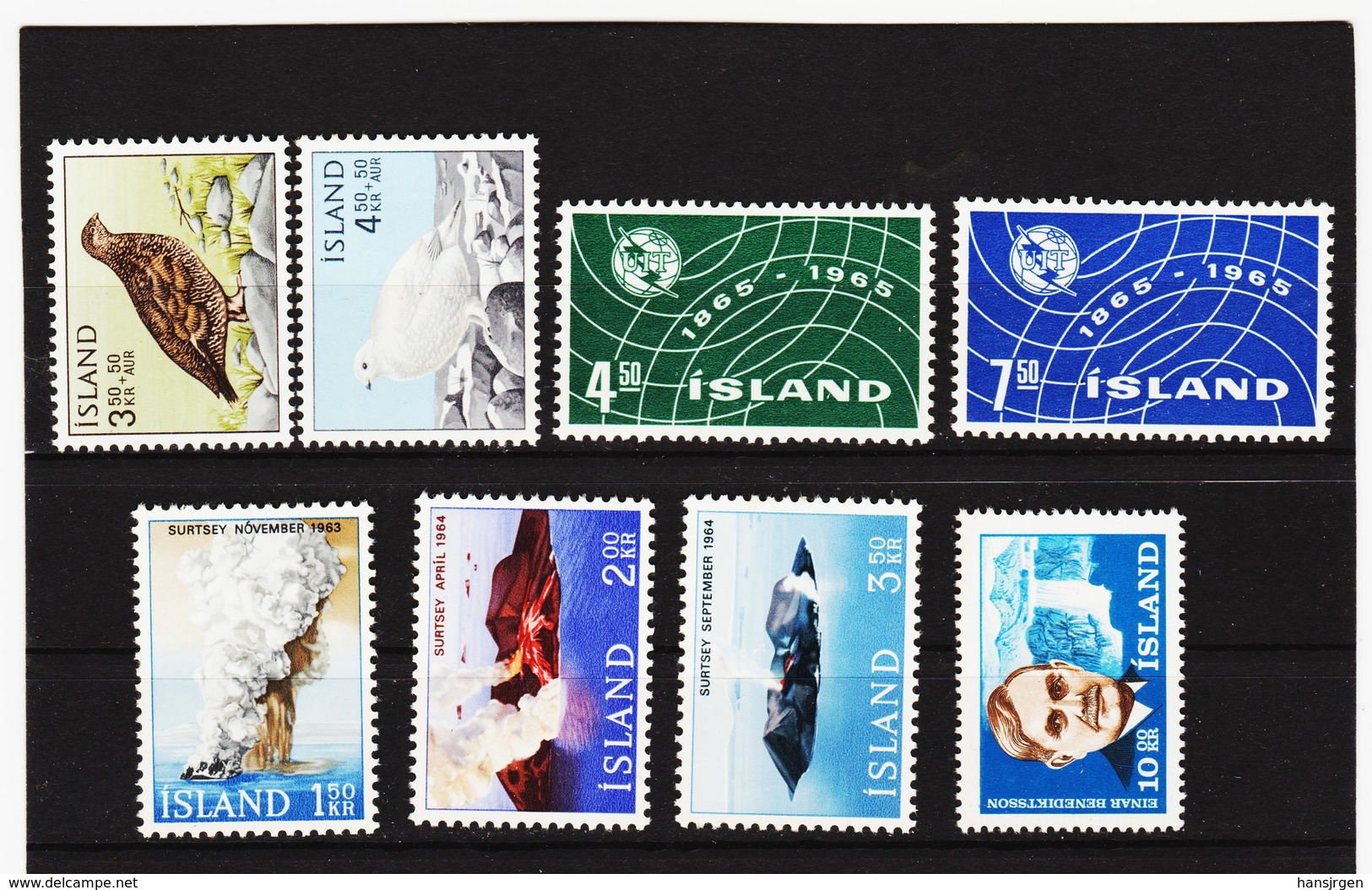 POL1816 ISLAND 1965  Michl 388/94 + 397 Postfrisch SIEHE ABBILDUNG - Nuevos