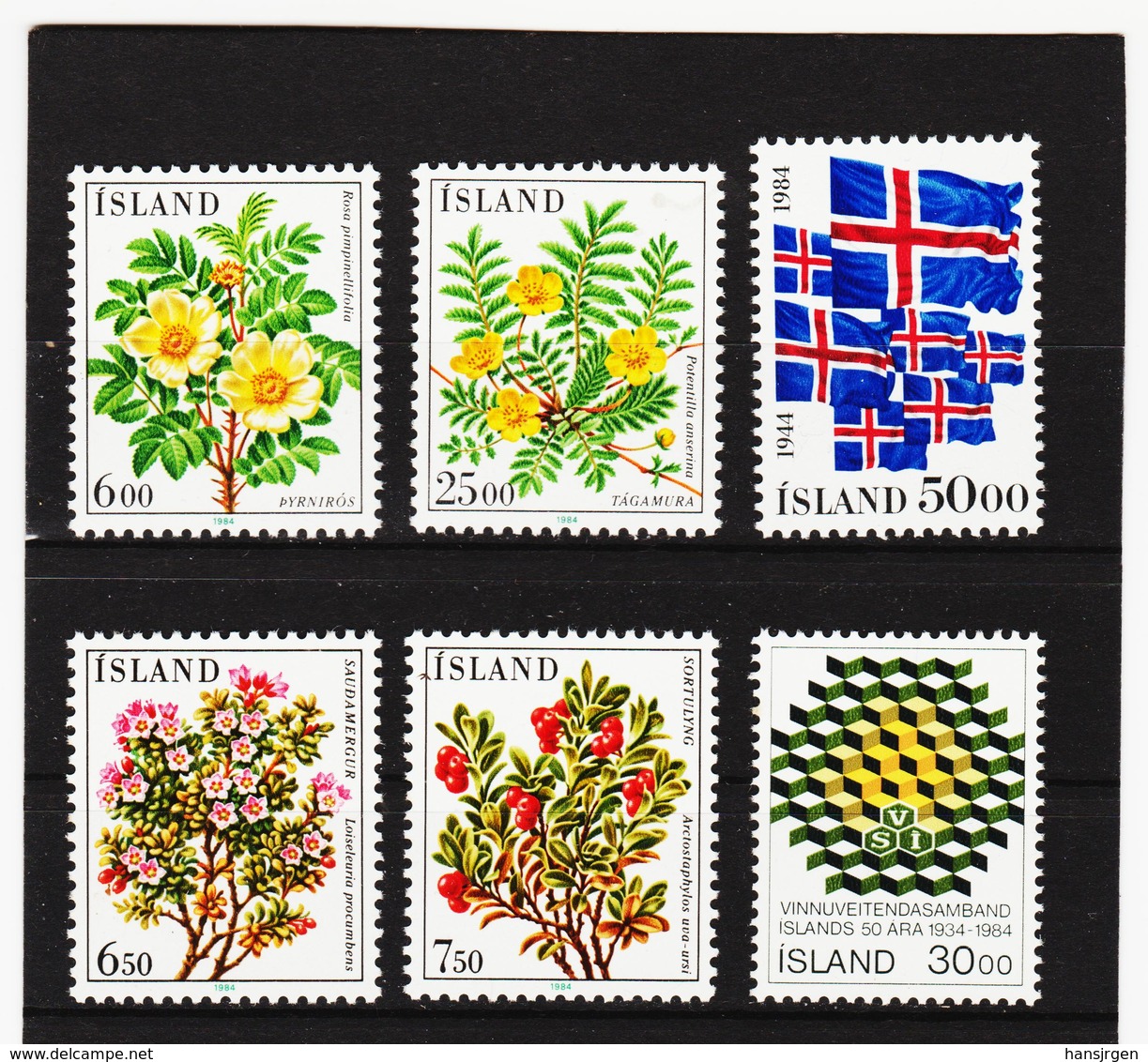 POL1822 ISLAND 1984  Michl 612/13 + 617 + 619/21 Postfrisch SIEHE ABBILDUNG - Ungebraucht