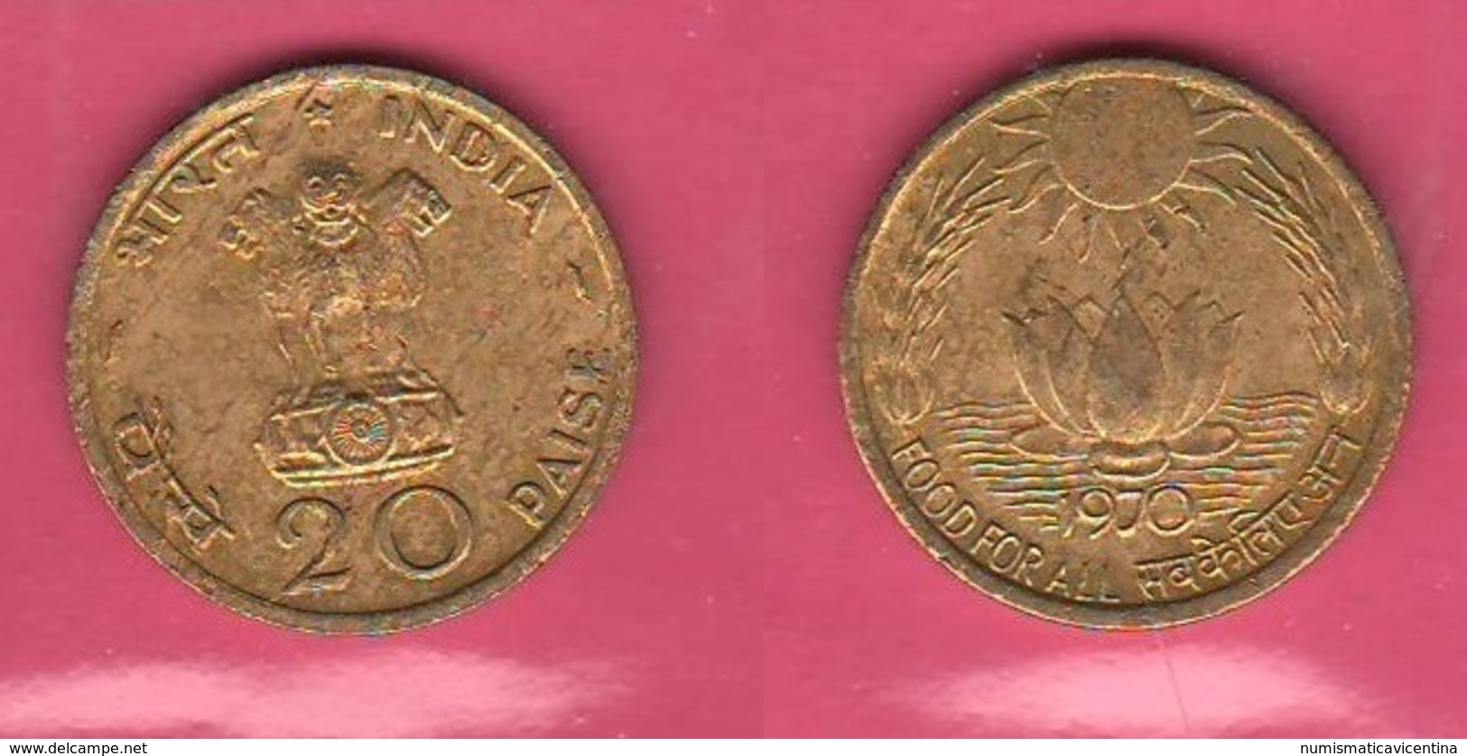 20 Paise 1970 FAO India - India