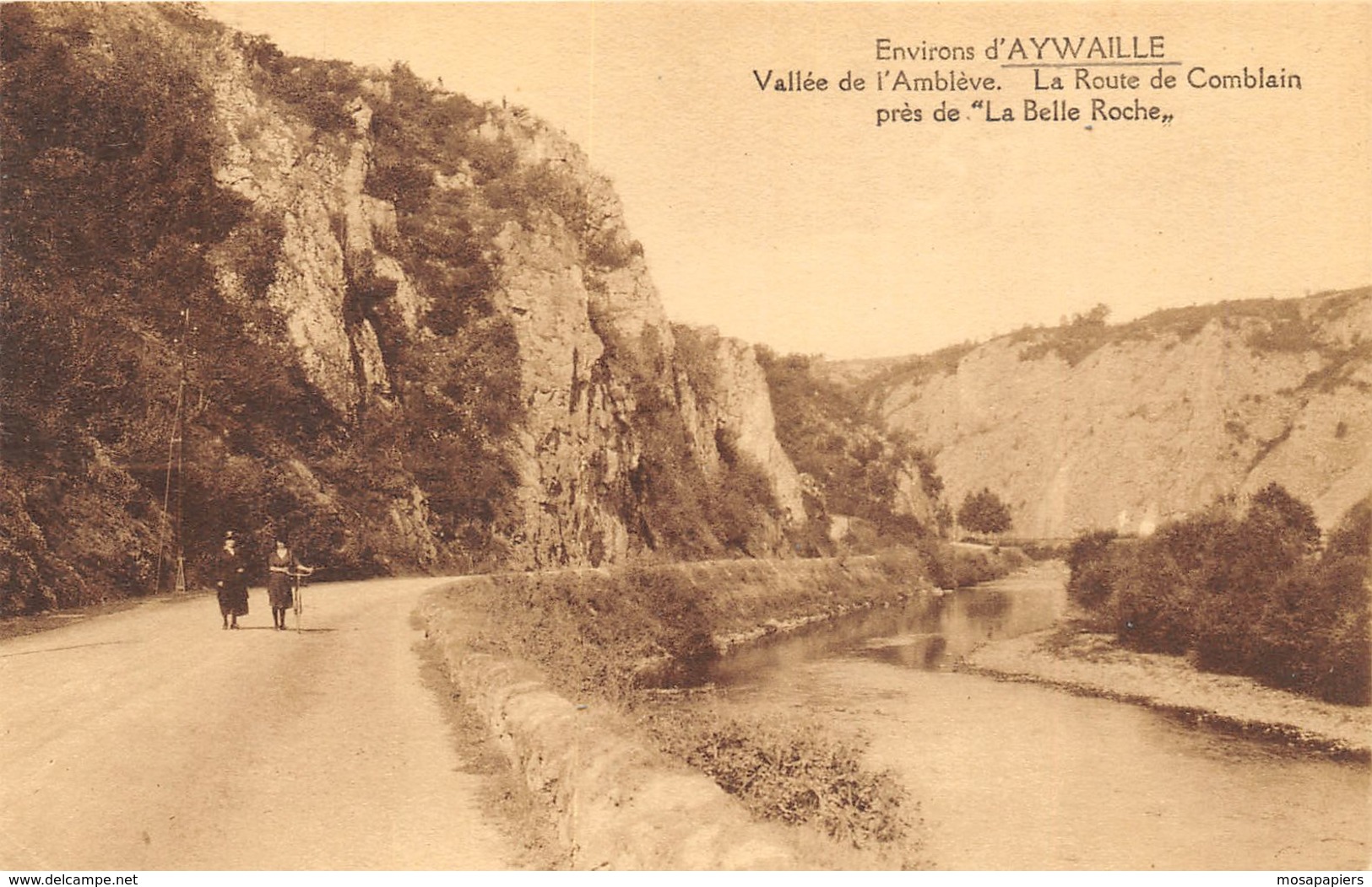 Environs D'Aywaille - La Route De Comblain Près De La Belle Roche - Aywaille