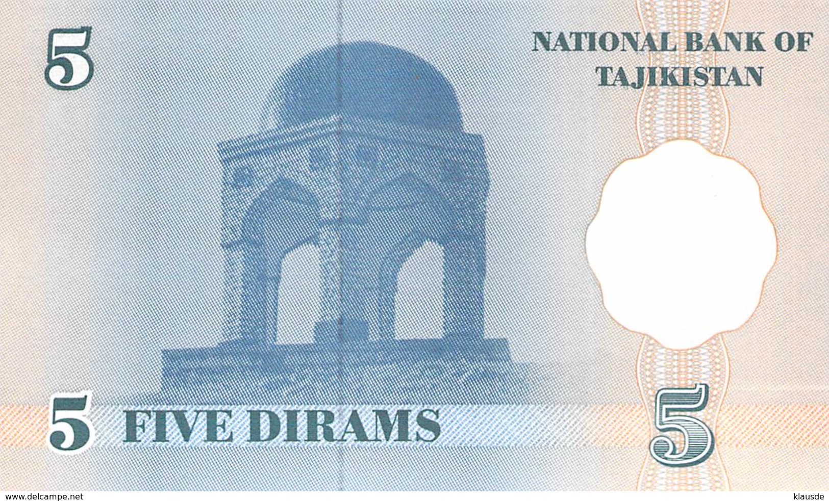 5 Diram Tadschikistan 1999 - Other - Europe