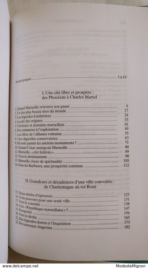 Marseille. 2600 ans d'histoire par Jean Contrucci et Roger Duchêne aux éditions Fayard