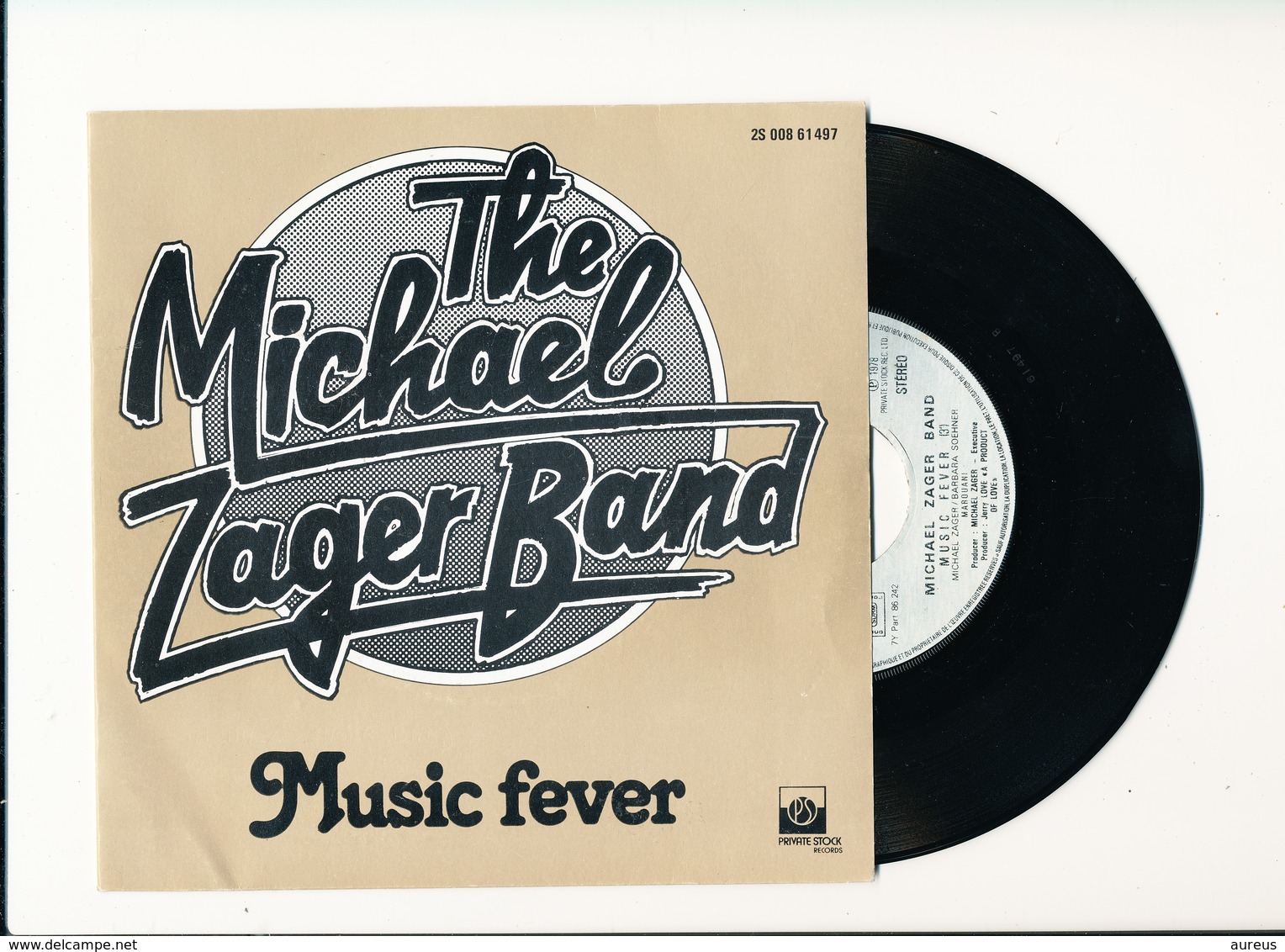 THE MICHAEL ZAGER BAND " MUSIC FEVER" Disque PRIVATE STOCK1978  TRES BON ETAT - Rock