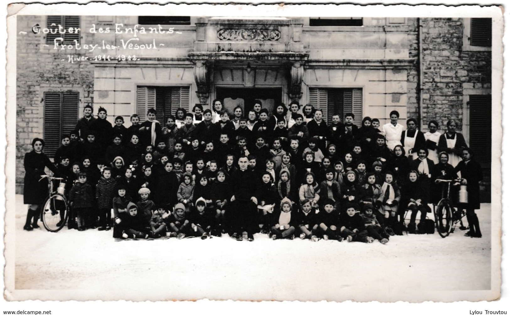 FROTEY LES VESOUL - Gouter Des Enfants Photographie Hiver 1941 - 1942 - Altri & Non Classificati