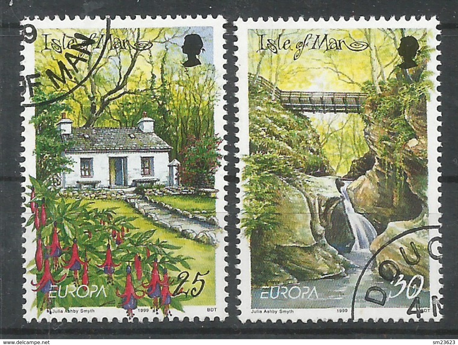 Isle Of Man 1999 Mi.Nr. 799 / 800 , EUROPA CEPT - Natur- Und Nationalparks - Gestempelt / Fine Used / (o) - 1999