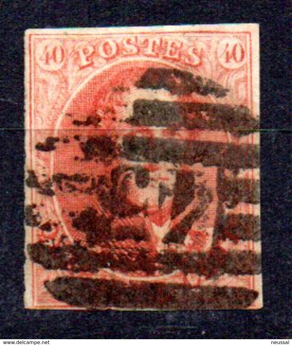 Sello Nº 12  Belgica - 1858-1862 Medallones (9/12)