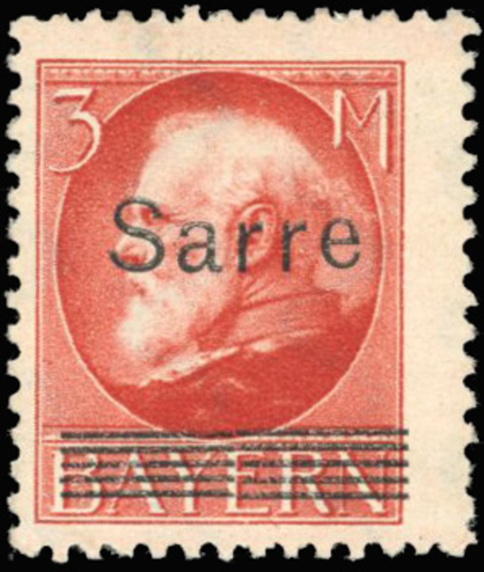 * SAAR. 2m. Violet + 5m. Rouge. 2 Valeurs. TB.(cote : 290) - Autres & Non Classés