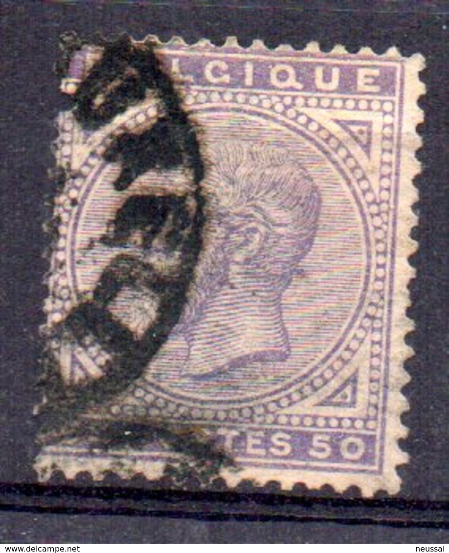 Sello Nº 41  Belgica - 1883 Leopoldo II