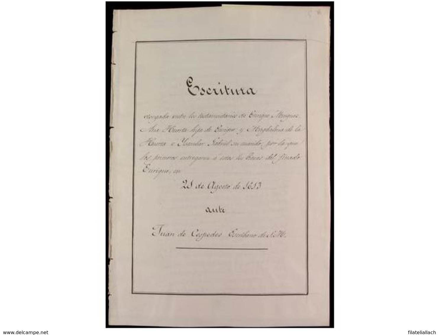 SPAIN. OLD DOCUMENTS