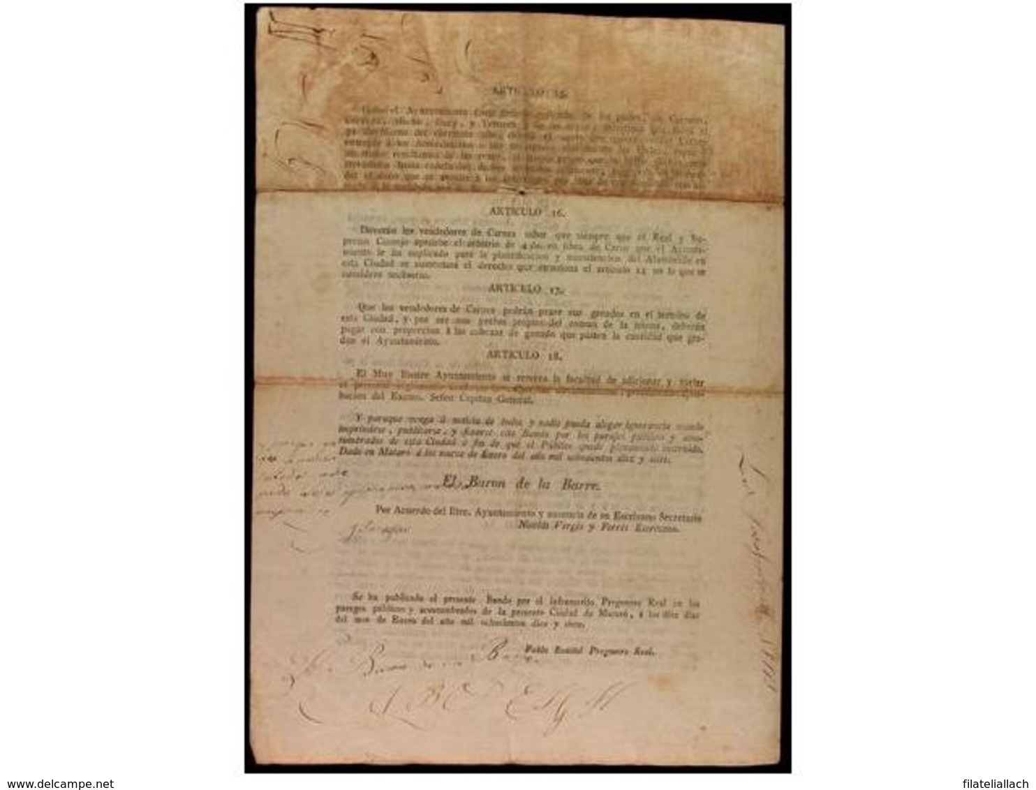 SPAIN. OLD DOCUMENTS - Other & Unclassified