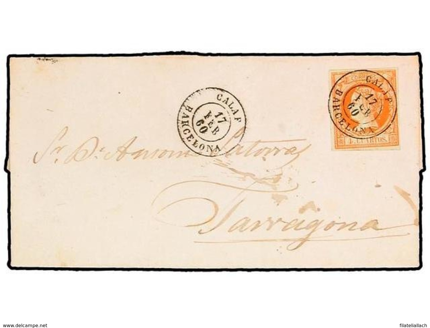 SPAIN: PREPHILATELIC MARKS  DP05 CATALUÑA - ...-1850 Voorfilatelie