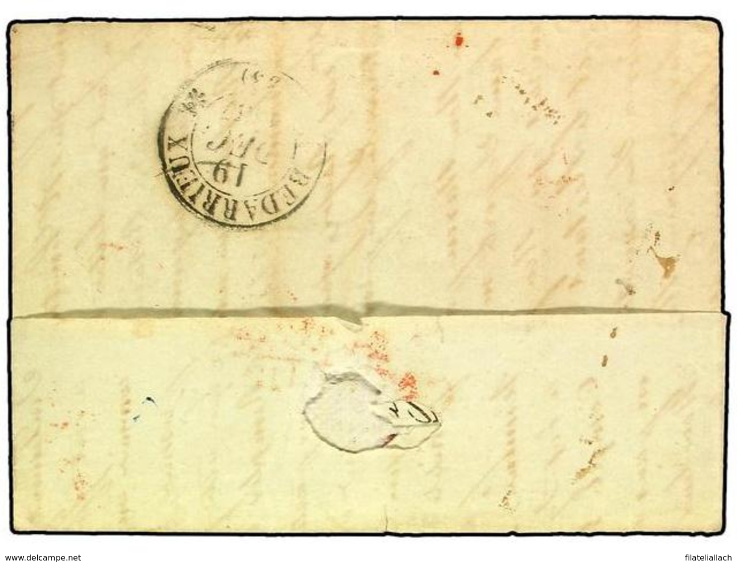 SPAIN: PREPHILATELIC MARKS  DP05 CATALUÑA - ...-1850 Préphilatélie