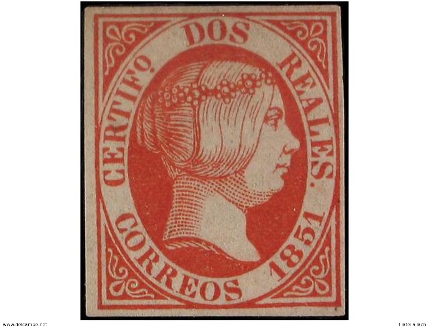 SPAIN: ISABEL II. 1850-65. IMPERF. ISSUES - Altri & Non Classificati