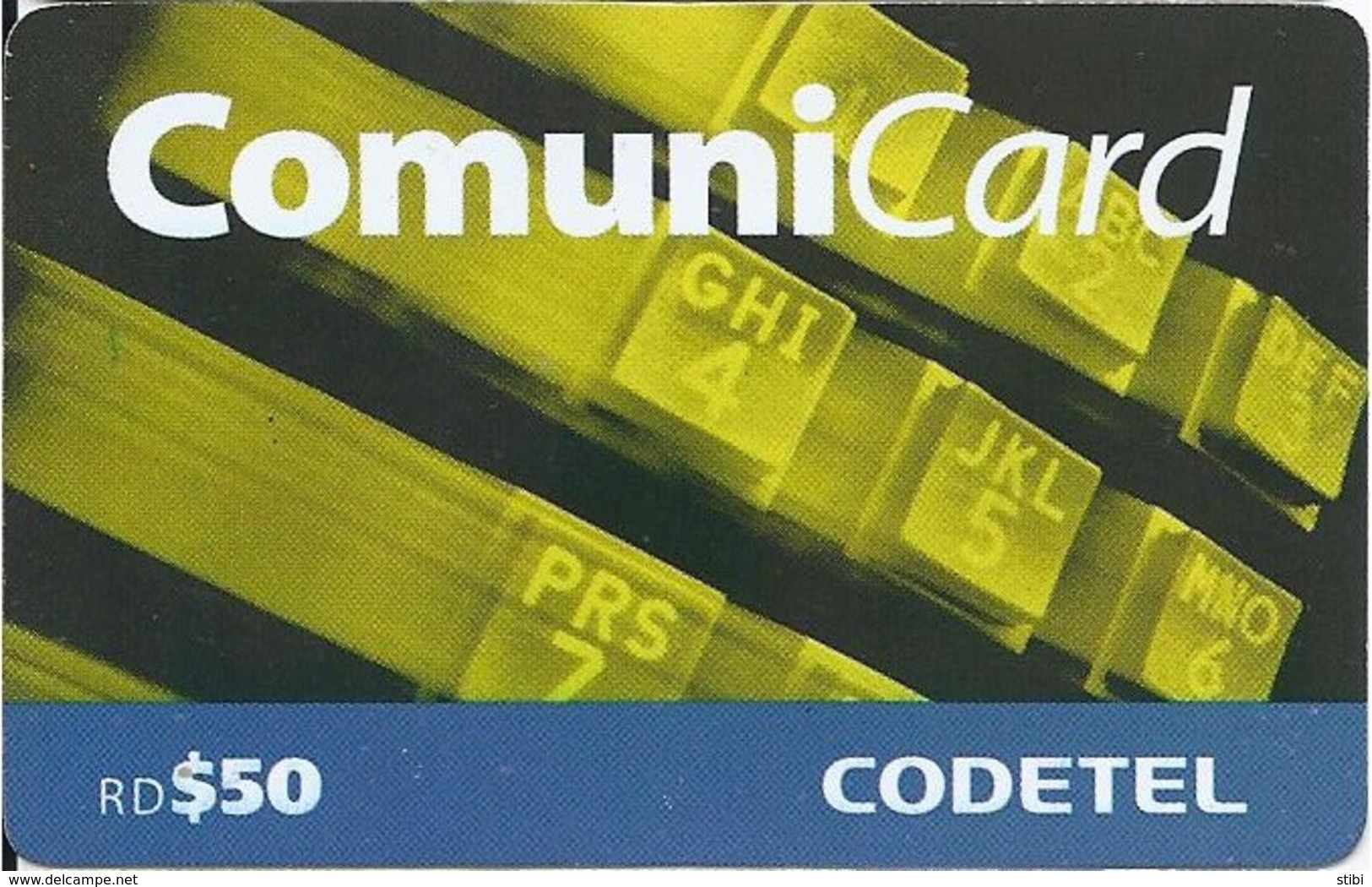 DOMINICAN REPUBLIC - COMUNICARD - Dominicaine