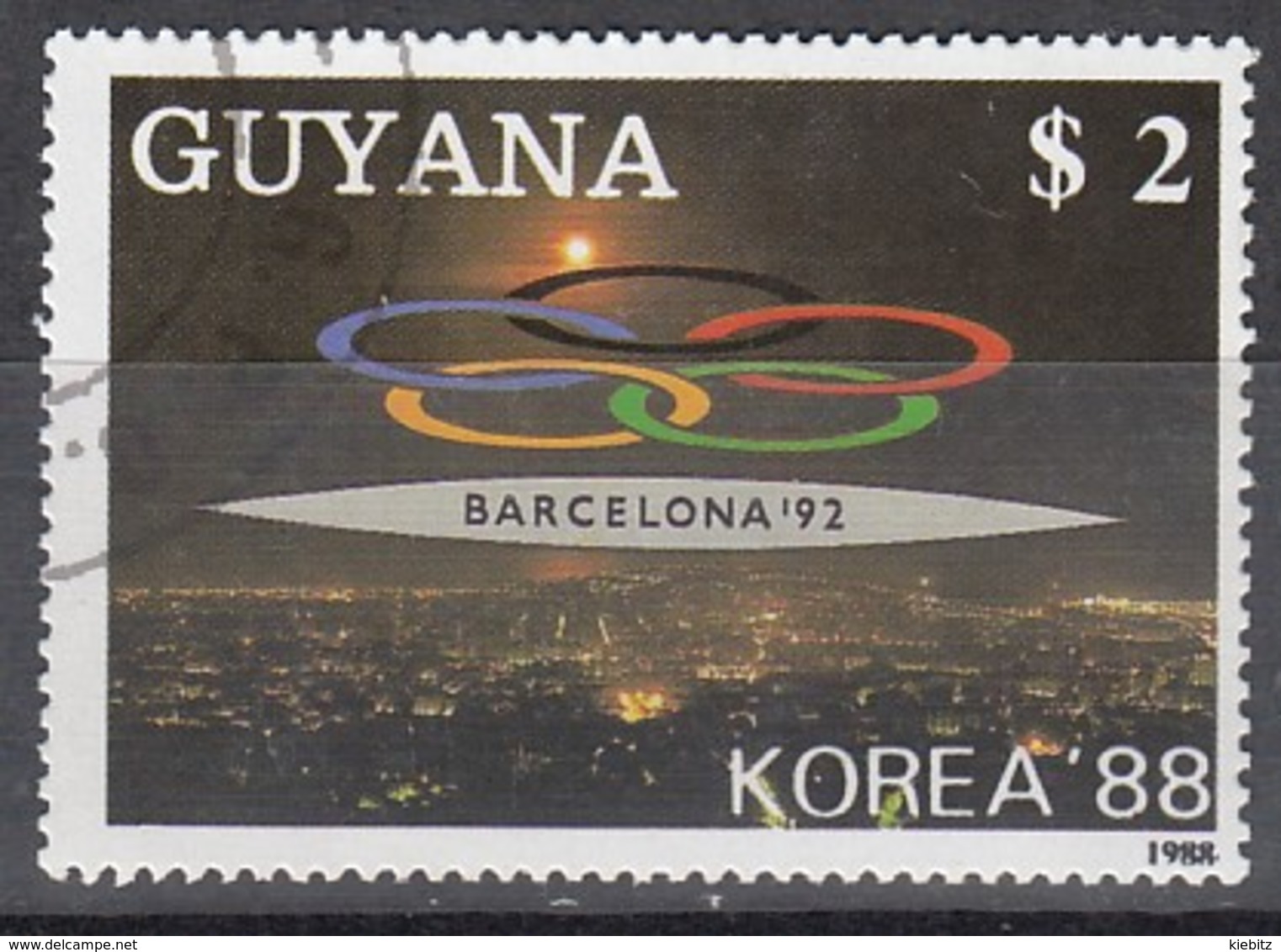 1988 SEOUL - Guyana - MiNr: 2497   Used - Sommer 1988: Seoul