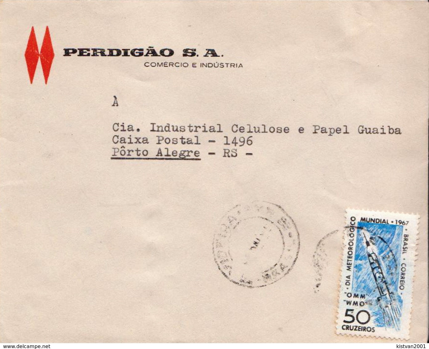 Postal History Cover: Brazil Stamp On Cover - South America