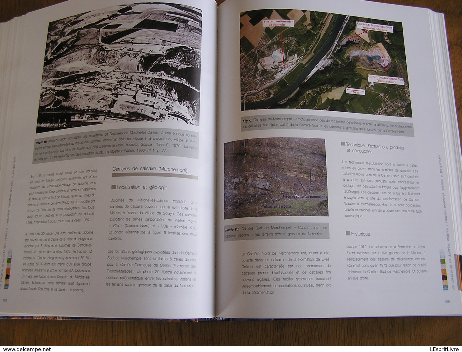 TERRES PIERRES ET FEU EN VALLEE MOSANE Meuse Andenne Industrie Carrière Pierre Mine Fer Charbon Terre Plastique Géologie