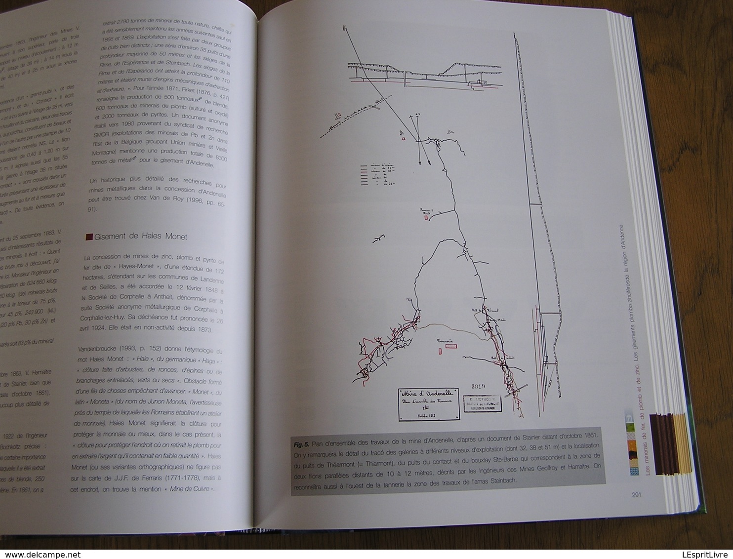 TERRES PIERRES ET FEU EN VALLEE MOSANE Meuse Andenne Industrie Carrière Pierre Mine Fer Charbon Terre Plastique Géologie