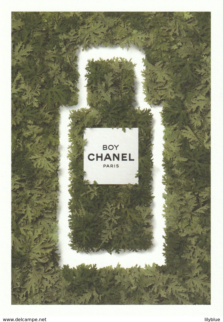 Dans Les Champs De CHANEL "BOY "Grande Carte 17/12 Cm R/V - Modern (from 1961)