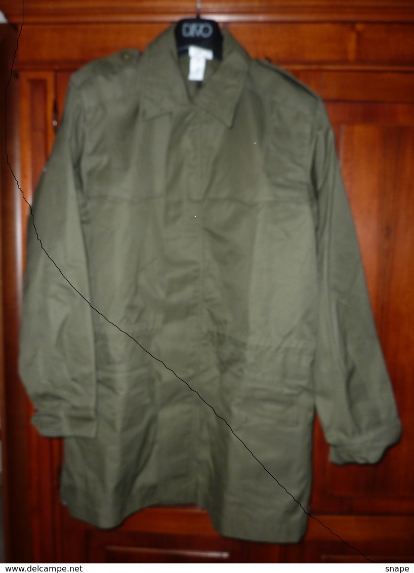 (153)  Giaccone Parca Esercito Italiano Verde Oliva - 1999 Marcato E Originale - Come Nuovo - Uniforms