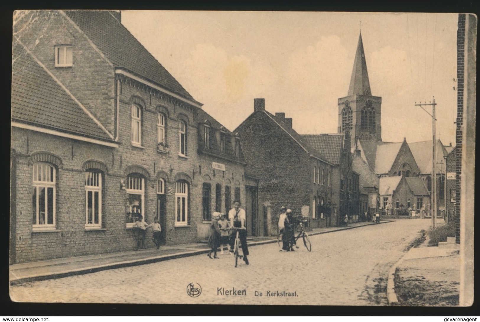 KLERKEN  DE KERKSTRAAT   !!!!!!! KREUKJE LINKER BOVENHOEK - Houthulst