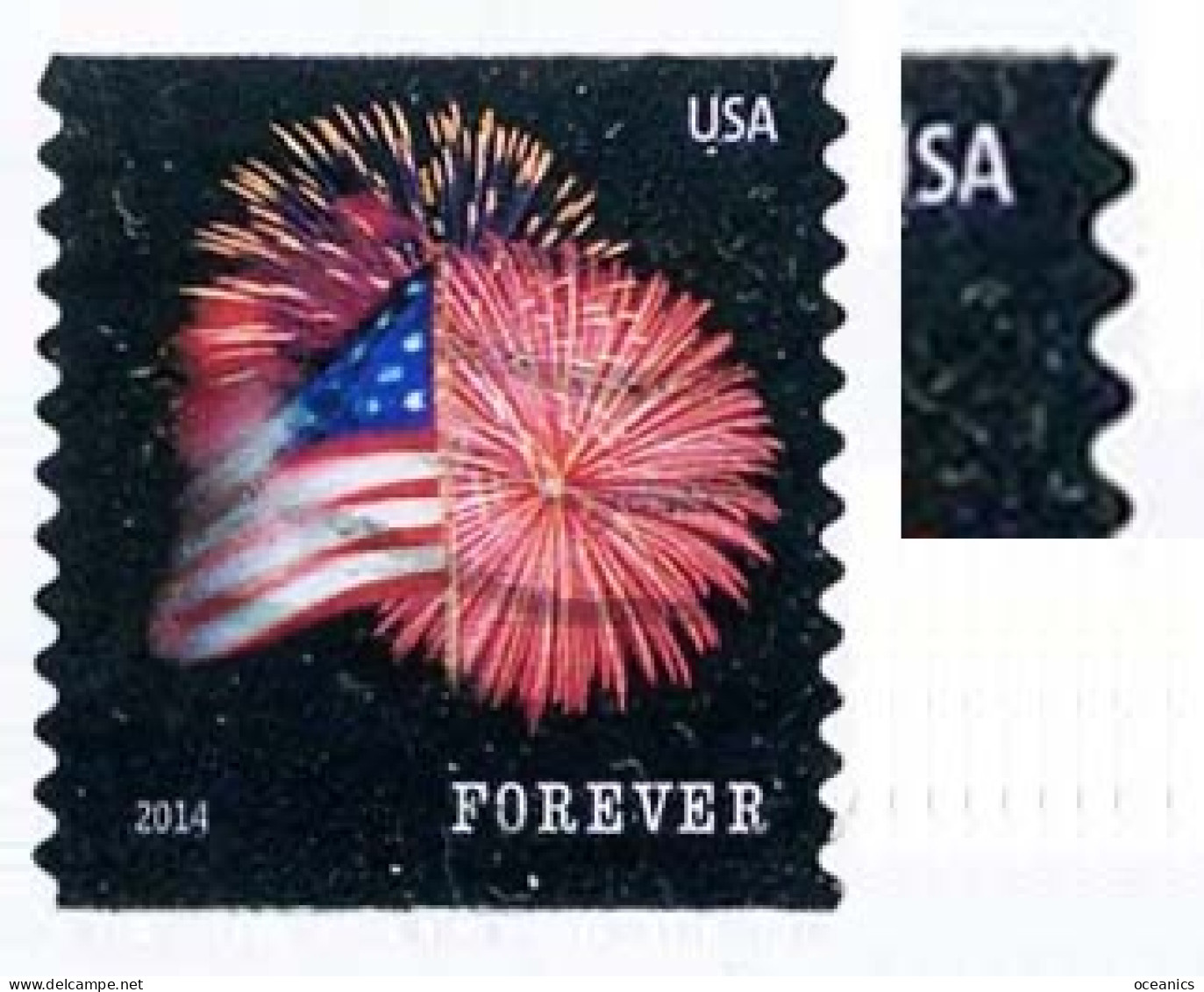 Etats-Unis / United States (Scott No.4868 - Feux D'artifice / Fireworks) (o) From - Carnet / Booklet No USPS - Gebruikt