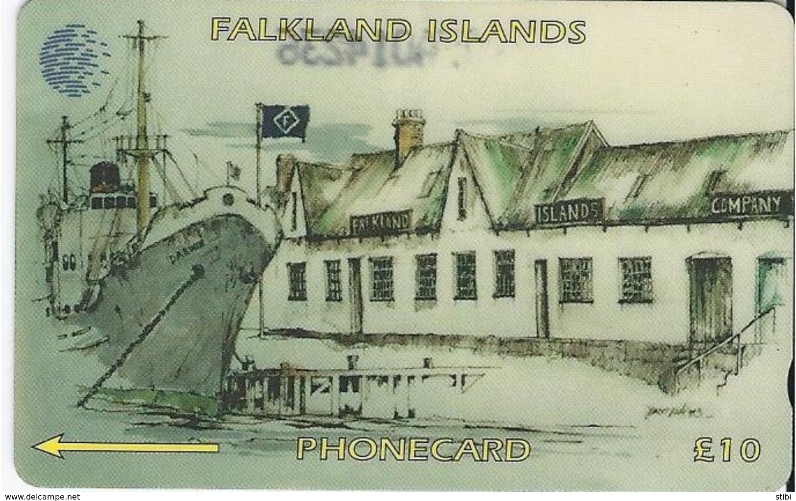 FALKLAND ISLANDS - COMPANY OFFICE - 20.000EX - 3CWFCB - Falkland Islands