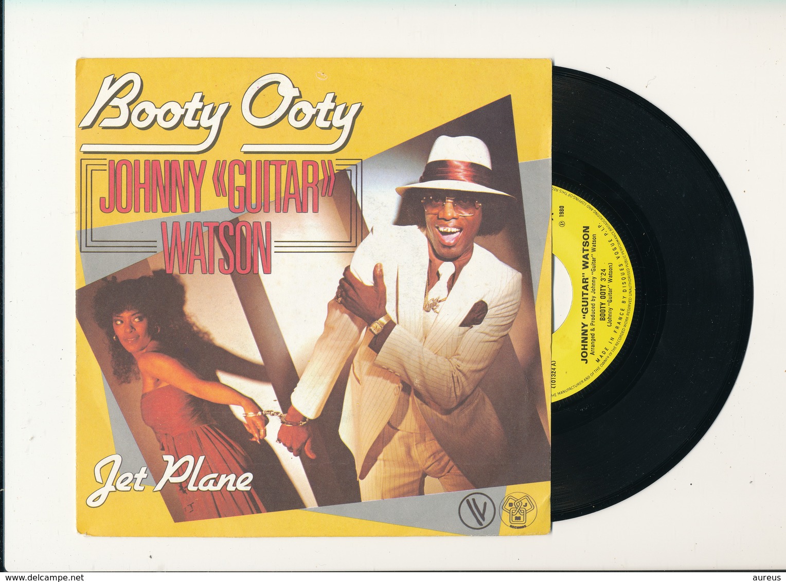 JOHNNY " GUITAR " WATSON  " BOOTY OOTY " Disque DJM RECORDS 1980   TRES BON ETAT - Rock